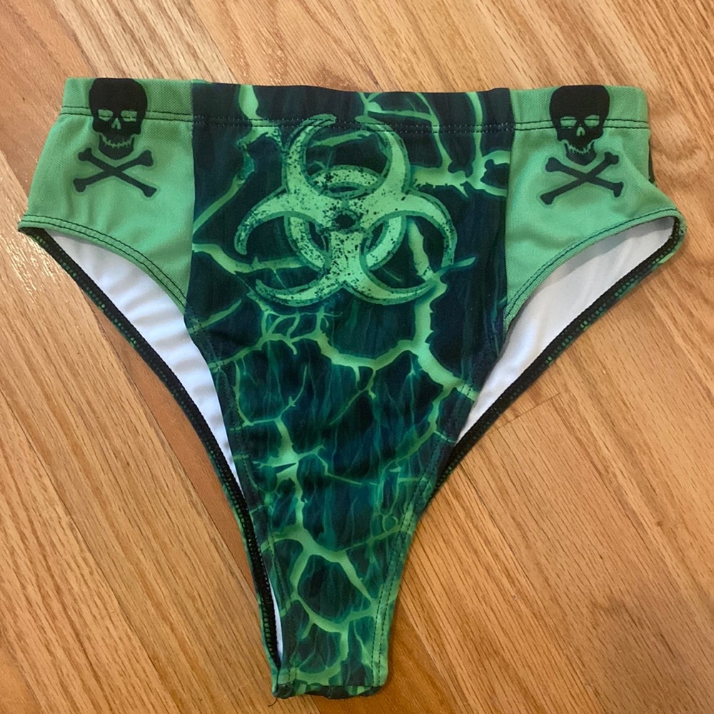 Freedom Ravewear Toxic V Free High Waisted Brazilian Bottoms